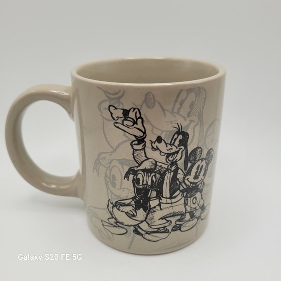 Disney Jerry Leigh Mickey Mouse Donald Duck Goofy Sketchy Mug - Picture 5 of 11
